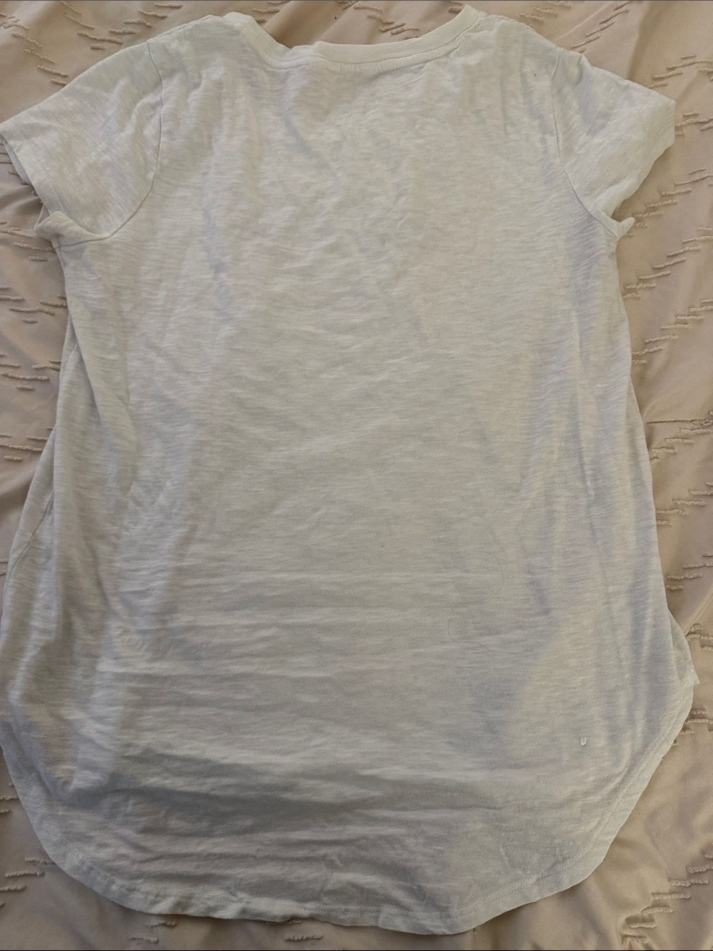 Women’s White Graphic Tee with Embellished Lips and Embroidered Lashes - Picture 6 of 9